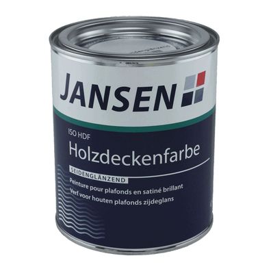 Jansen ISO-HDF Holzdeckenfarbe seidenglänzend 2,5 Liter