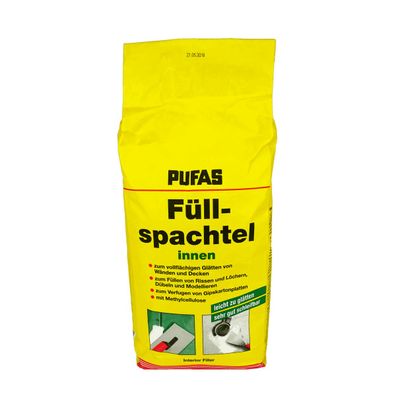 PUFAS Füllspachtel innen Gipsspachtelmasse 5 kg
