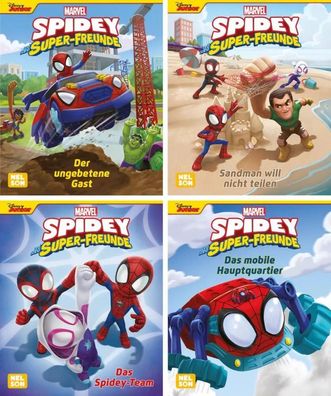 Nelson Mini-Bücher: MARVEL: Spidey und seine Super-Freunde 1-4 | Broschüre