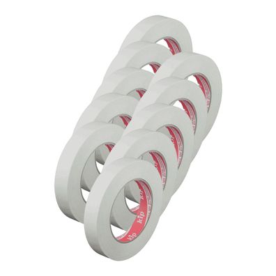10er Pack Kip® 301 Feinkrepp extra - Kreppband 18 mm