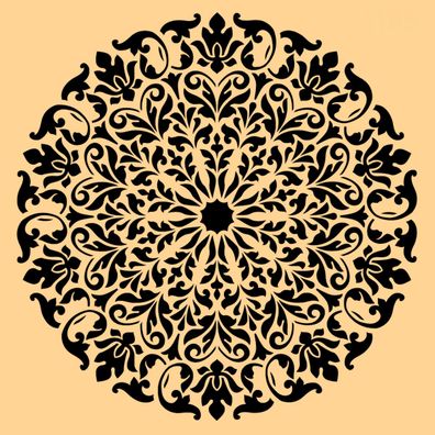Schablone Mandala