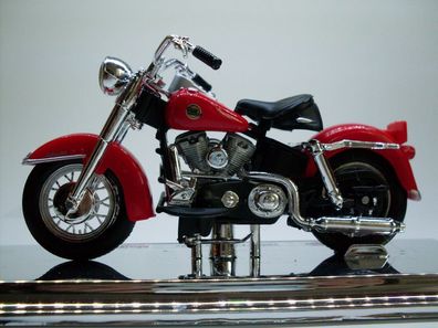 Harley Davidson Modell, 1958 FLH Duo Glide (33) Maisto Motorrad Modell 1:18