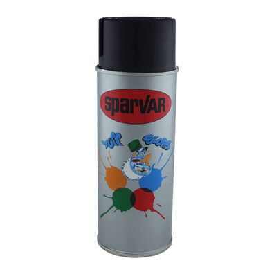 Sparvar Lackspray Graffiti-Art Old-School Schwarz