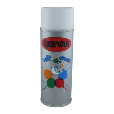 Sparvar Lackspray Graffiti-Art Old-School Weiß