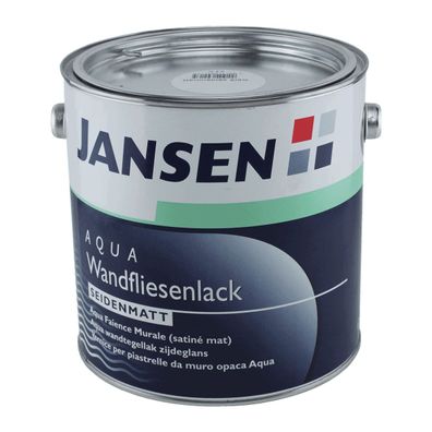 Jansen Aqua Wandfliesenlack seidenmatt 2,5 Liter