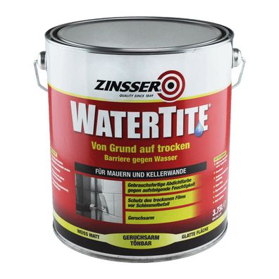 Zinsser Watertite Isolier & Abdichtungsfarbe 3,75 Liter