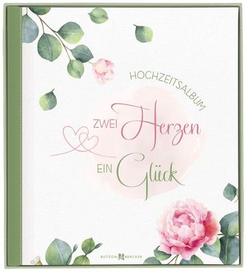 Zwei Herzen. Ein Glück | Hochzeitsalbum | Eva Polednitschek-Kowallick | Buch