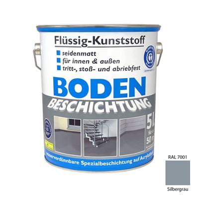 Wilckens Neutral Bodenbeschichtung LF RAL 7001 ? Silbergrau