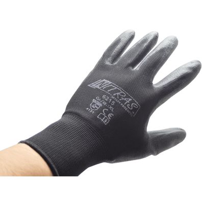 NITRAS Nylon-Arbeitshandschuhe PU-beschichtet 6215 Gr. 11 - XXL
