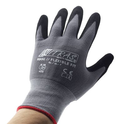 NITRAS Flexible FIT 8800 Strickhandschuhe Gr. 6 - XS