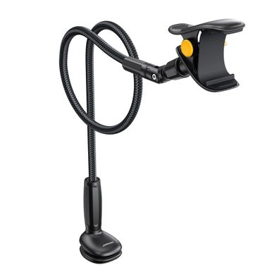 Halterung mit flexiblem Arm für ein Tischtelefon in Schwarz 360° drehbar