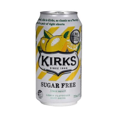 Kirks Lemon Squash Sugar Free - Import 375 ml