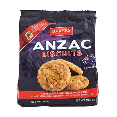 Bakers Finest Rsl Anzac Biscuits 300 g