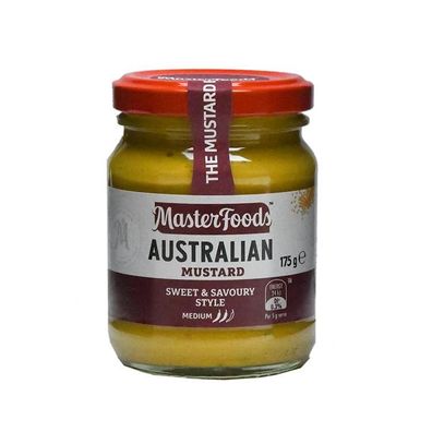 MasterFoods Australian Mustard Sweet & Savoury Senf 175 g