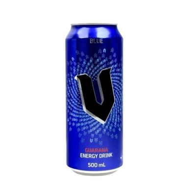 V Blue Guarana Energy Drink - Australian Import 500 ml