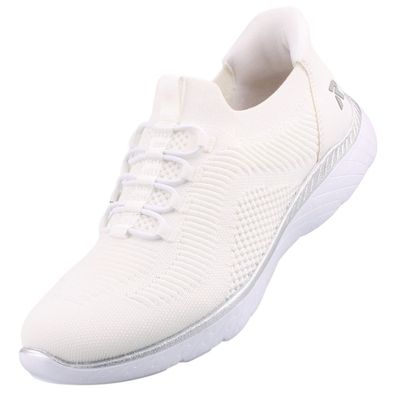 Rieker Damen Slipper Weiß M5066-80