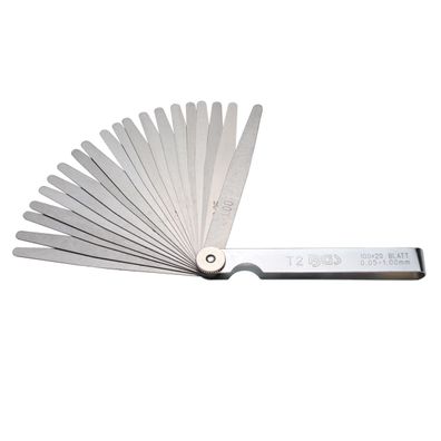 BGS Fühlerlehre Präzisions Fühlerlehren 0,05-1,0mm Abstandslehre Ventillehre 20 Blatt
