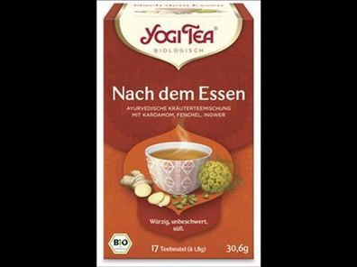 Yogi Tea®, Yogi Tea GmbH Yogi Tea® Nach dem Essen Bio 17x1,8g