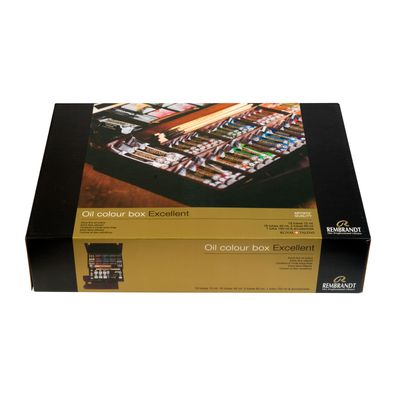 Rembrandt Ölfarben-Set mit Holzkasten Excellent