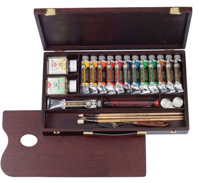 Rembrandt Ölfarben-Set im Holzkasten Professional