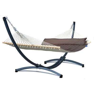 Potenza Panama Hängematte mit Gestell bis 220kg I Stabhängematte 210x140cm, 200kg