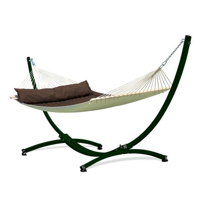 Potenza Hängematte 210x140cm mit Gestell für 2 Personen Stabhängematte 200kg