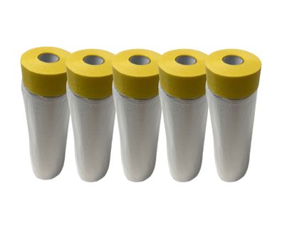 Abdeckfolie Malerkrepp Klebeband Abdeckband Masker Tape 1100mm/20m Malerplane 5x