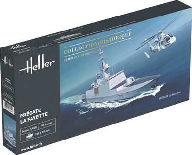 Heller Fregate La Fayette in 1:400 1000810350 Glow2B 81035 Bausatz Andys