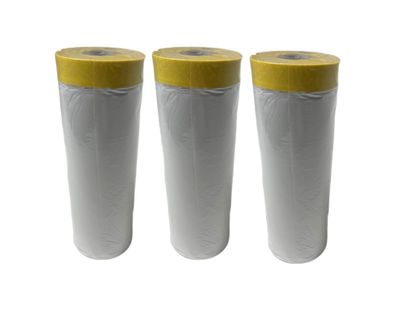Abdeckfolie Malerkrepp Klebeband Abdeckband Masker Tape 1500mm/33m Malerplane 3x