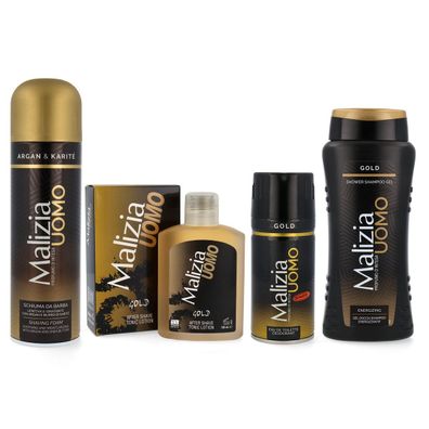 Malizia UOMO GOLD - DreamSet Deo + AS + RS + Duschgel