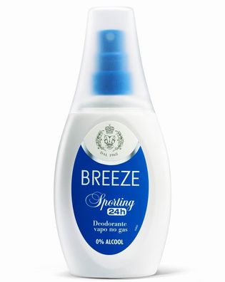 Breeze Deodorant Sporting 24h Vapo no gas 75ml - 0% Alkohol