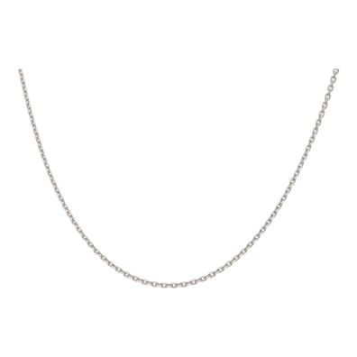 Weißgold Kette für Anhänger 333 JL48-05-0061 Anker diamantiert massiv 1.0 mm
