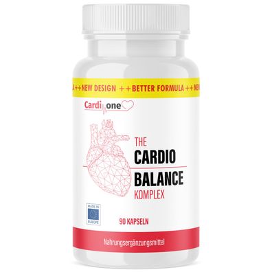 Cardio Balance Kapseln - Qualität direkt für Sie - 90 Kapseln für Männer & Frauen