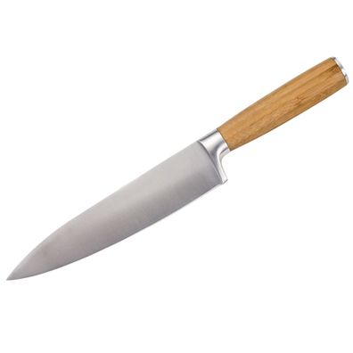 bremermann Kochmesser mit Bambusgriff, 32 cm, Edelstahlklinge
