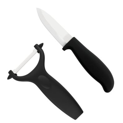 bremermann Keramik-Küchenhelfer-Set, Sparschäler, Schälmesser, Gemüseschneider
