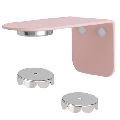 bremermann Magnet-Seifenhalter Purezza – frei hängende Seife durch Magnet, rosé