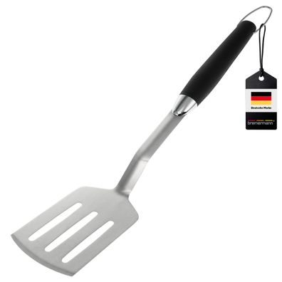 bremermann Grillwender | langes Grill-Besteck aus Edelstahl mit Softgriff