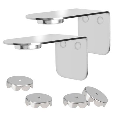 bremermann Magnet-Seifenhalter Purezza Kleben oder Bohren, S/S glänzend, 2er-Set