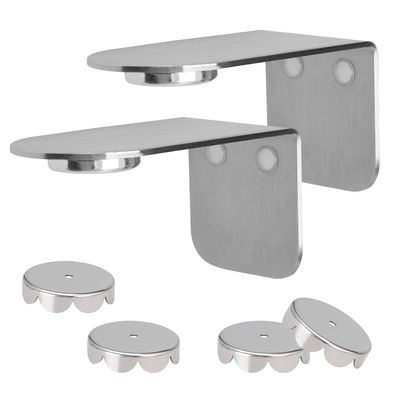 bremermann Magnet-Seifenhalter Purezza Kleben oder Bohren, S/S matt, 2er-Set