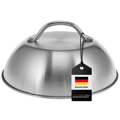 bremermann Burgerhaube 22,5 cm / Grillhaube Schmelzglocke Burger-Cover