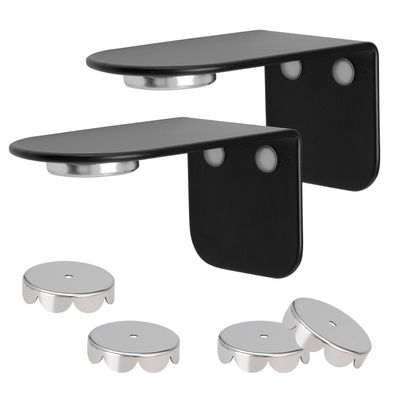 bremermann Magnet-Seifenhalter Purezza matt schwarz, 2er-Set