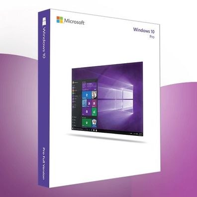 Microsoft Windows 10 Professional - Pro, Original, 32/64-Bit - auch für Upgrade