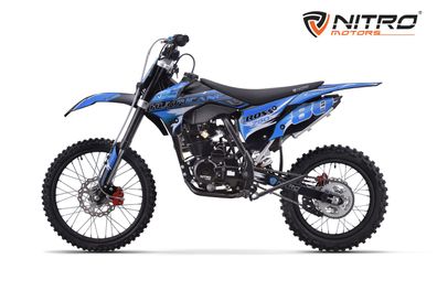 NITRO MOTORS 250cc Dirtbike Hurricane BRX V3 19/16 5-Gang Manuell