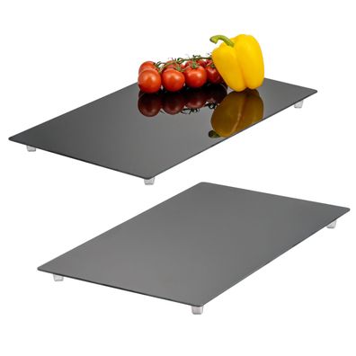 bremermann Herdabdeckplatte, 2er Set, Sicherheitsglas, ca. 30 x 3 x 52 cm