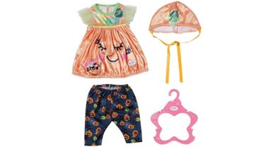 ZAPF Creation BABY born® Halloween Kürbiskleid, Puppenzubehör