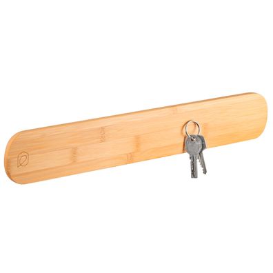 eluno Schlüsselbrett, magnetische Schlüsselleiste aus Bambus
