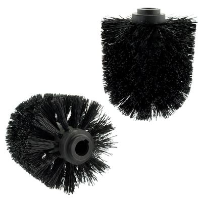 eluno Ersatz-Bürstenköpfe 2tlg. für Stand-WC-Bürsten 4in1 schwarz #93099 #93101