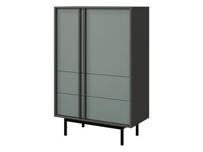 Standregal Alsy 2S2D REG 5 Metallfüße Regal Wohnzimmer Kollektion