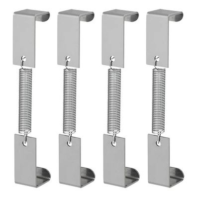 Kennzeichenklammern mit Feder - Set von 4 Stück