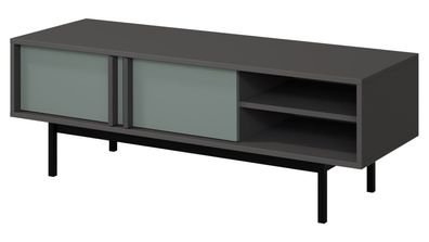 TV-Lowboard Alsy 2D REG 10 Metallfüße Lowboard Wohnzimmer Kollektion